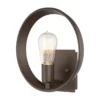 Elstead Lighting Uptown Theatre Row 1-Light Wandleuchte Bronze 1-flammig E27