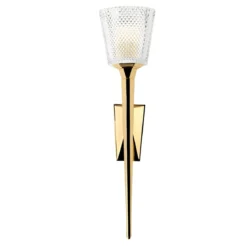 Elstead Lighting Verity 1-Light Wandleuchte Gold poliert G9 3000K IP44