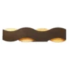 Elstead Lighting Wandleuchte VAUGHAN Bronze und Gold 3000K
