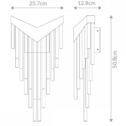 Elstead Lighting Wandleuchte VIVIEN Mattgold 3000K