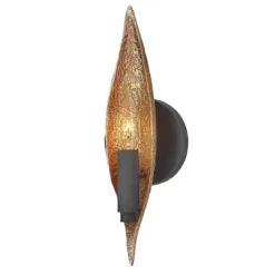 Elstead Lighting Willow Wandleuchte 1-Light E14 Schwarz Gold