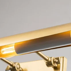 Elstead Lighting Winchfield Bilderleuchte Large 4-Light Messing antik 70cm