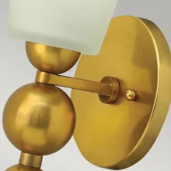 Elstead Lighting Zelda 1 Light Wandleuchte - Vintage Messing