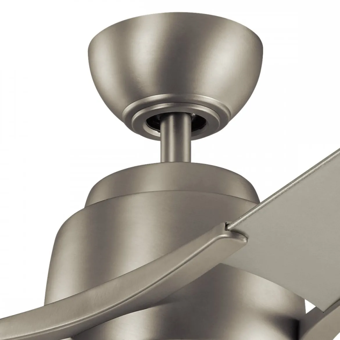 Elstead Lighting Zeus Deckenventilator LED nickel gebürstet