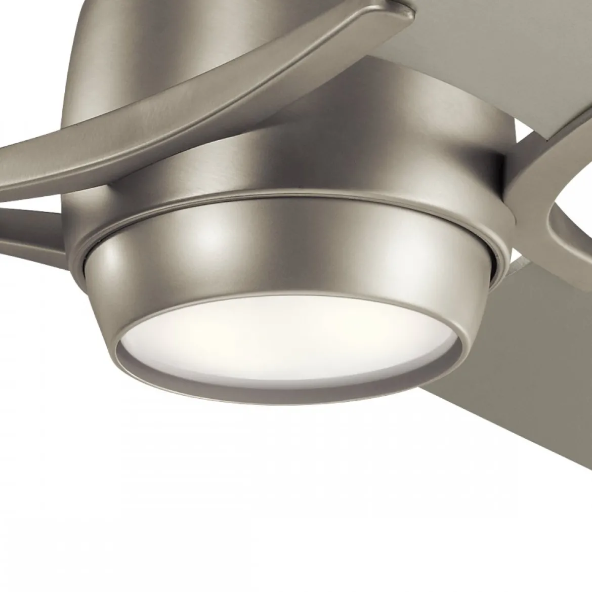 Elstead Lighting Zeus Deckenventilator LED nickel gebürstet