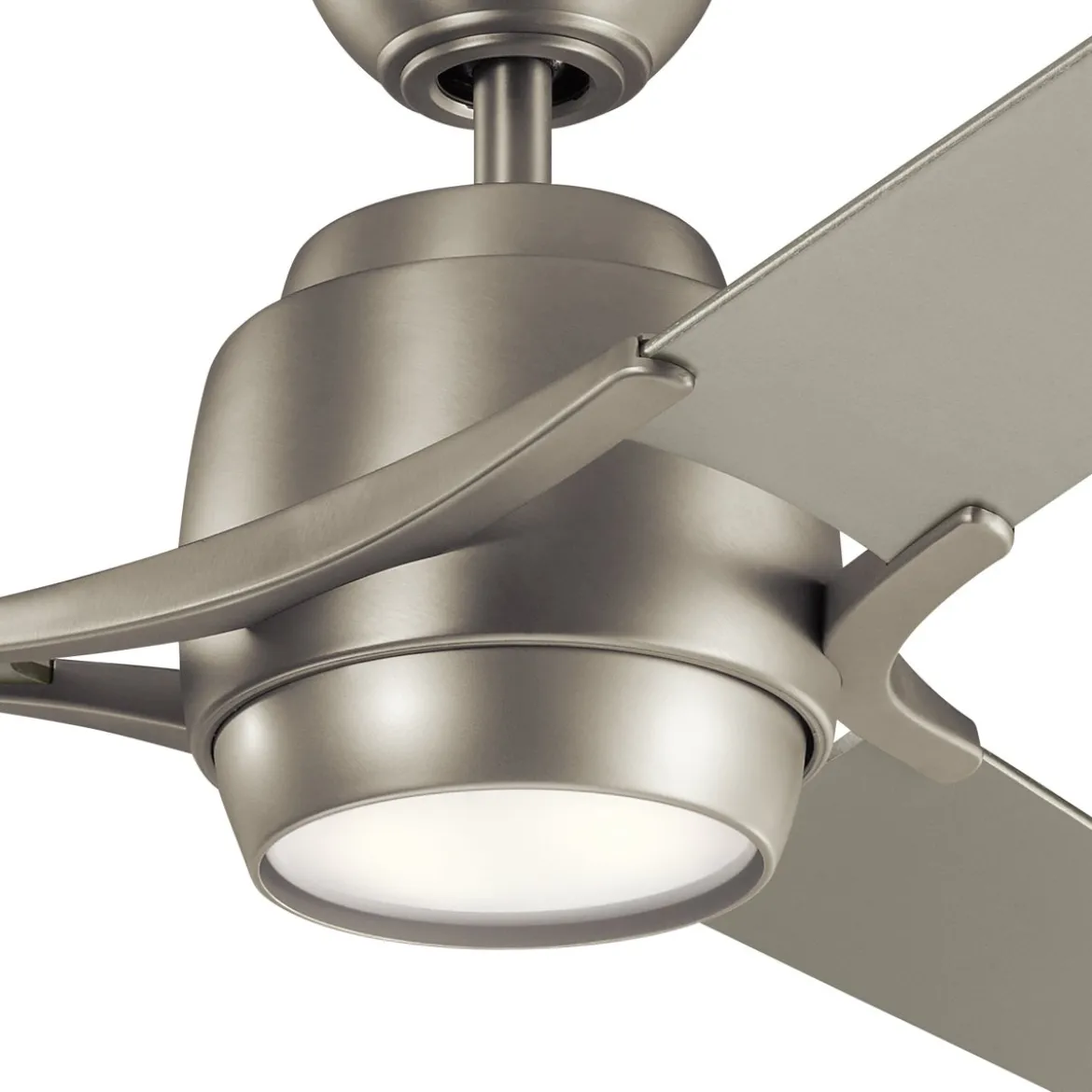 Elstead Lighting Zeus Deckenventilator LED nickel gebürstet