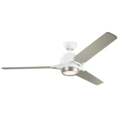 Elstead Lighting Zeus Deckenventilator LED weiß