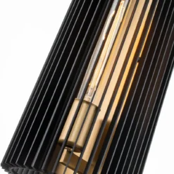 Elstead Linara 1-flammige Wandleuchte schwarz messing