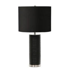 Elstead Ripple Tischlampe 1-flammig  Schwarz E27
