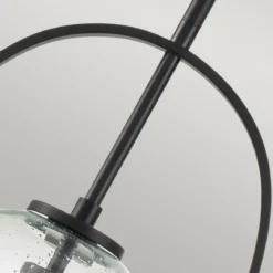 Elstead Somerset Hängeleuchte 1-flammig schwarz klar E27