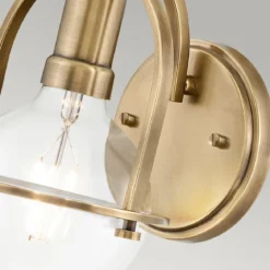 Elstead Somerset Wandleuchte 1-flammig Messing klar E27