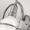 Elstead Somerset Wandleuchte Nickel gebürstet opal E27