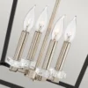 Elstead Stinson Large Pendelleuchte 4-flammig schwarz Nickel poliert
