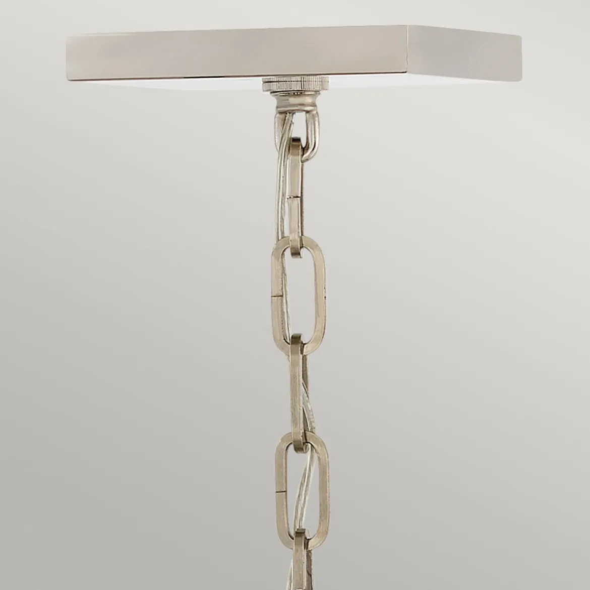 Elstead Stinson Large Pendelleuchte 4-flammig schwarz Nickel poliert