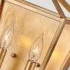 Elstead Stinson Wandleuchte 2-flammig Messing gealtert