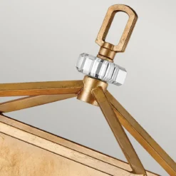 Elstead Stinson Wandleuchte 2-flammig Messing gealtert