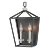 Elstead Stinson Wandleuchte 2-flammig schwarz nickel