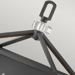 Elstead Stinson Wandleuchte 2-flammig schwarz nickel