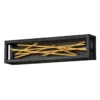Elstead Styx LED Wandleuchte schwarz gold 3000K