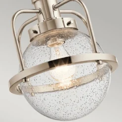 Elstead Triocent Hängeleuchte Nickel poliert klar 24cm