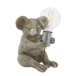 ENDON 95081 Cosmo Koala Tischleuchte 1-flammig Silber-Vintage Chrome
