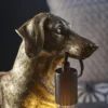 ENDON 101187 Dachshund Tischleuchte 1-flammig Gold-Vintage Schwarz matt