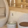 Fabas Luce 3679-30-102 Akku Tischleuchte Judy weiss 3000K dimmbar