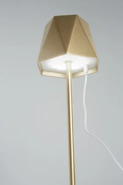 Fabas Luce 3678-30-189 Akku Tischleuchte Katy gold 3000K dimmbar