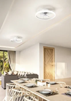 Fabas Luce 3709-65-102 Deckenleuchte Relais Ventilator weiss dimmbar