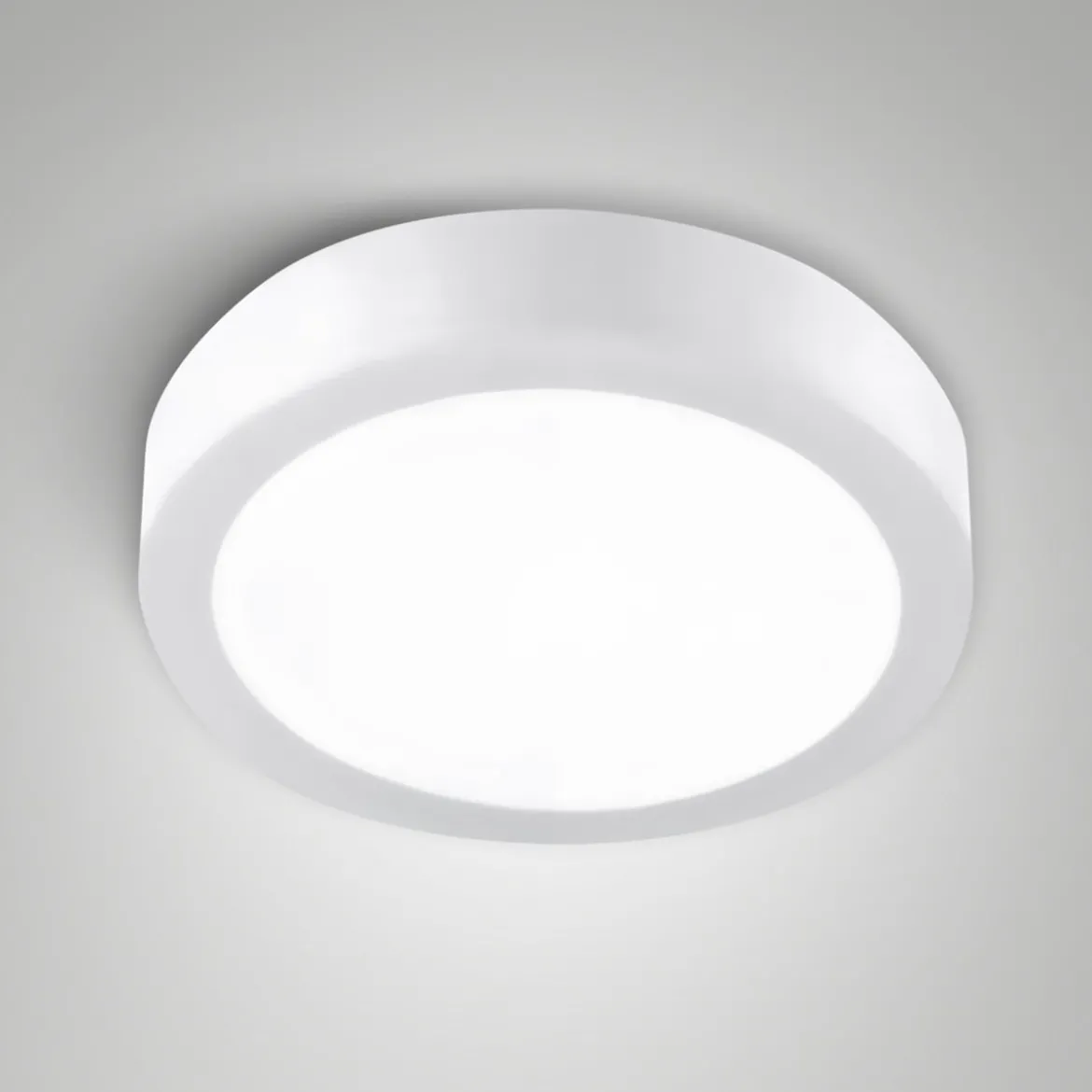 Fabas Luce 6576-65-254 LED Deckenleuchte Nicole 18cm CCT weiß IP54