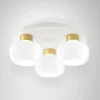 Fabas Luce 3767-65-102 LED Deckenleuchte Kino 3-flammig weiß