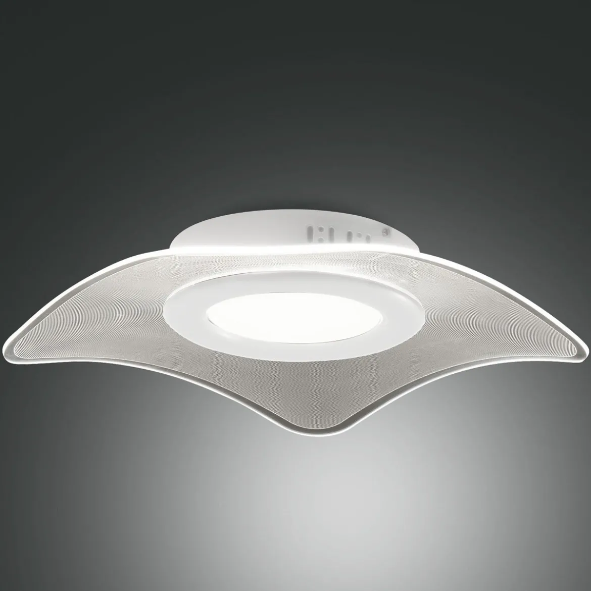 Fabas Luce 3589-65-102 LED Deckenleuchte Ibiza weiss 3000K dimmbar