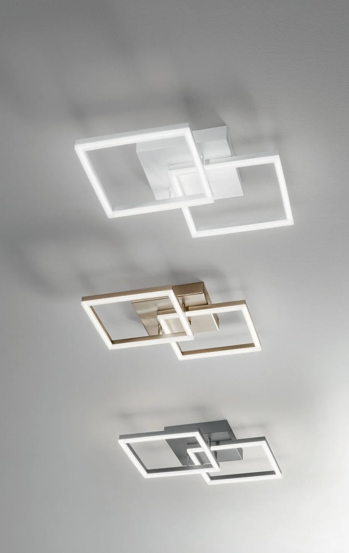 Fabas Luce 3394-29-282 LED Deckenleuchte Bard 45x45cm 4000K anthrazit
