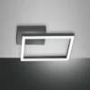 Fabas Luce 3394-23-282 LED Deckenleuchte Bard 30x30cm 4000K anthrazit