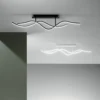 Fabas Luce 3666-65-101 LED Deckenleuchte Sinuo schwarz 3-Step dimmbar