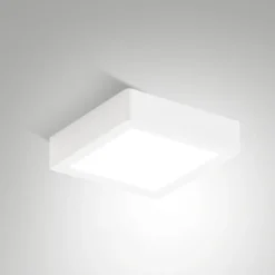 Fabas Luce 6577-61-254 LED Deckenleuchte Gian quadratisch 15x15cm weiß 3000K IP54