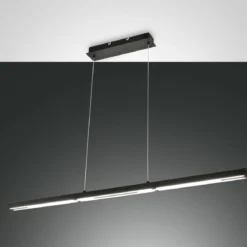 Fabas Luce 3712-45-101 LED Pendelleuchte Ling schwarz 3000K dimmbar