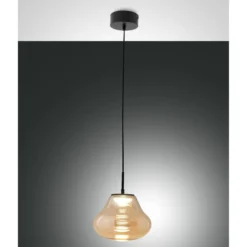 Fabas Luce 3774-40-241 LED Pendelleuchte Deva 25cm Amber dimmbar