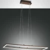 Fabas Luce 3394-45-361 LED Pendelleuchte Bard 92x32cm rostbraun 3000K dimmbar