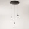 Fabas Luce 3770-47-372 LED Pendelleuchte Ariel 3-flammig transparent 3 Step Dim