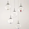 Fabas Luce 3770-49-373 LED Pendelleuchte Ariel mit Figuren 5-flammig transparent 3 Step Dim