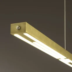 Fabas Luce 3712-45-119 LED Pendelleuchte Ling messing 3000K dimmbar