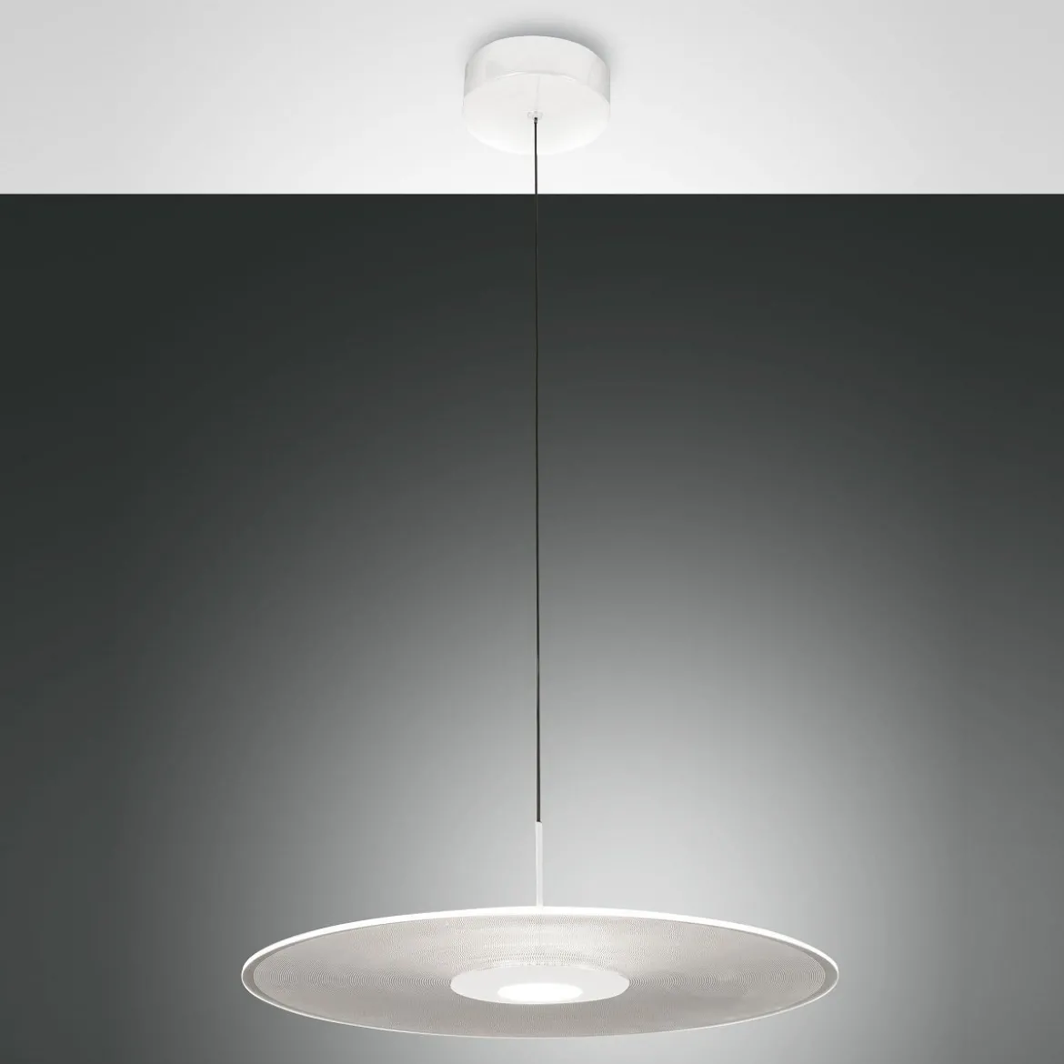 Fabas Luce 3590-45-102 LED Pendelleuchte Anemone weiss 3000K dimmbar