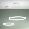 Fabas Luce 3743-40-102 LED Pendelleuchte Palau weiss 60cm