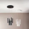 Fabas Luce 3685-47-102 LED Pendelleuchte Prado 8-flammig rund weiß