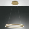 Fabas Luce 3743-40-225 LED Pendelleuchte Palau goldfarben 60cm