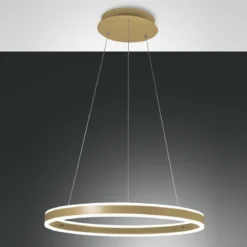 Fabas Luce 3743-40-225 LED Pendelleuchte Palau goldfarben 60cm
