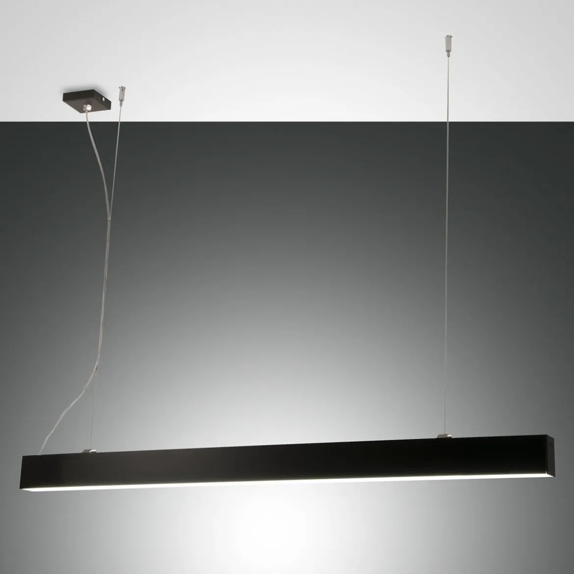 Fabas Luce 3681-40-101 LED Pendelleuchte Next 112cm schwarz