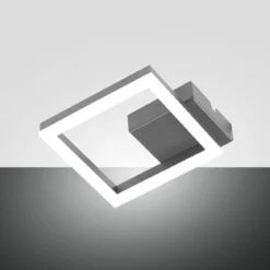 Fabas Luce 3394-24-282 LED Wandleuchte Bard 19x19cm anthrazit 3000K dimmbar