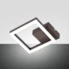 Fabas Luce 3394-24-361 LED Wandleuchte Bard 19x19cm 3000K rostbraun